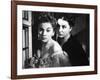 REBECCA, 1940 directed by ALFRED HITCHCOCK Joan Fontaine / Judith Anderson (d'apres Daphne du Mauri-null-Framed Photo