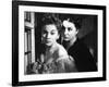 REBECCA, 1940 directed by ALFRED HITCHCOCK Joan Fontaine / Judith Anderson (d'apres Daphne du Mauri-null-Framed Photo