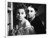 REBECCA, 1940 directed by ALFRED HITCHCOCK Joan Fontaine / Judith Anderson (d'apres Daphne du Mauri-null-Framed Photo