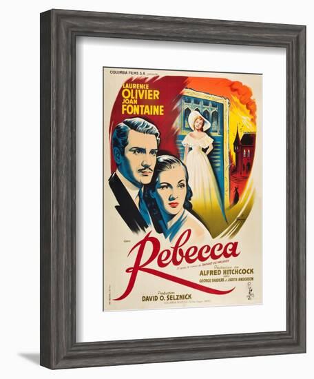 Rebecca, 1940, Directed by Alfred Hitchcock-null-Framed Giclee Print