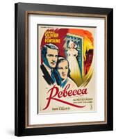 Rebecca, 1940, Directed by Alfred Hitchcock-null-Framed Giclee Print