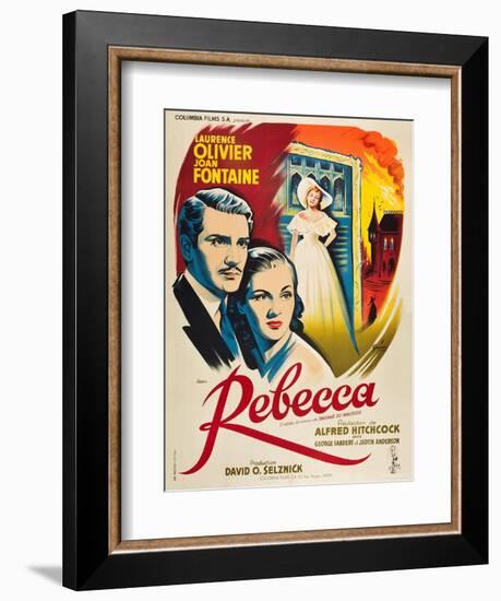 Rebecca, 1940, Directed by Alfred Hitchcock-null-Framed Giclee Print