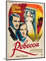 Rebecca, 1940, Directed by Alfred Hitchcock-null-Mounted Giclee Print