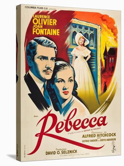 Rebecca, 1940, Directed by Alfred Hitchcock-null-Stretched Canvas