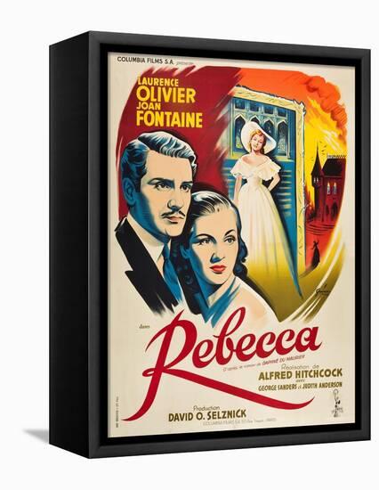 Rebecca, 1940, Directed by Alfred Hitchcock-null-Framed Stretched Canvas