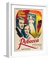 Rebecca, 1940, Directed by Alfred Hitchcock-null-Framed Giclee Print