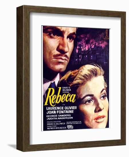 Rebecca, (AKA Rebeca, its Title in Spain), 1940-null-Framed Art Print