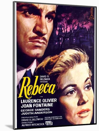 Rebecca, (AKA Rebeca, its Title in Spain), 1940-null-Mounted Art Print