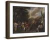 Rebecca and Eliezer at the Well, 1627-1679-Domenico Gargiulo-Framed Giclee Print