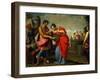 Rebecca and Eliezer at the Well, circa 1626-27-Ottavio Vannini-Framed Giclee Print