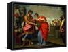 Rebecca and Eliezer at the Well, circa 1626-27-Ottavio Vannini-Framed Stretched Canvas