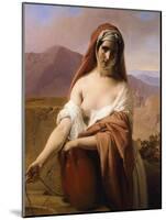 Rebecca at the Well, 1848-Francesco Hayez-Mounted Giclee Print