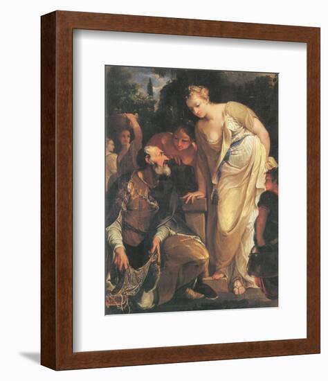 Rebecca at the Well-Antonio Bellucci-Framed Premium Giclee Print