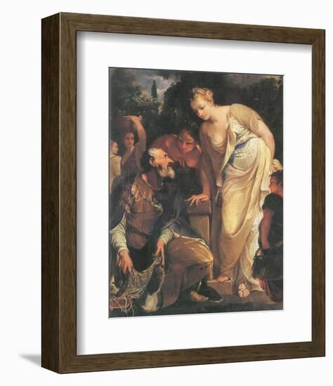 Rebecca at the Well-Antonio Bellucci-Framed Premium Giclee Print