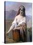 Rebecca at the Well-Francesco Hayez-Stretched Canvas