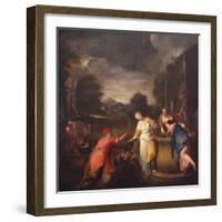 Rebecca at the Well-Gregorio Lazzarini-Framed Giclee Print