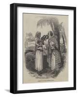 Rebecca at the Well-Emile Jean Horace Vernet-Framed Giclee Print