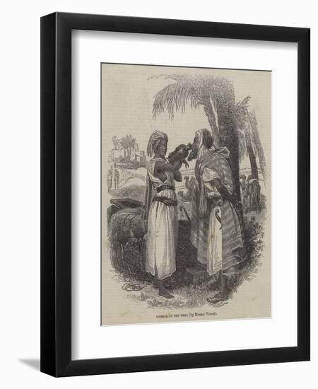 Rebecca at the Well-Emile Jean Horace Vernet-Framed Giclee Print