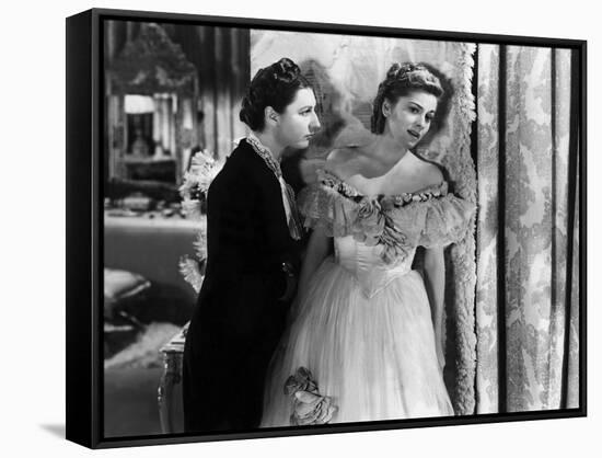 Rebecca d'Alfred Hitchcock with Judith Anderson and Joan Fontaine, 1940 (d'apres Daphne du Maurier)-null-Framed Stretched Canvas