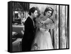 Rebecca d'Alfred Hitchcock with Judith Anderson and Joan Fontaine, 1940 (d'apres Daphne du Maurier)-null-Framed Stretched Canvas