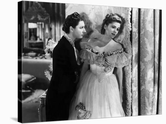 Rebecca d'Alfred Hitchcock with Judith Anderson and Joan Fontaine, 1940 (d'apres Daphne du Maurier)-null-Stretched Canvas