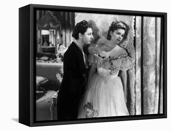 Rebecca d'Alfred Hitchcock with Judith Anderson and Joan Fontaine, 1940 (d'apres Daphne du Maurier)-null-Framed Stretched Canvas