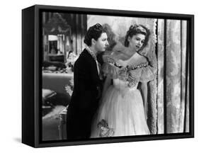 Rebecca d'Alfred Hitchcock with Judith Anderson and Joan Fontaine, 1940 (d'apres Daphne du Maurier)-null-Framed Stretched Canvas