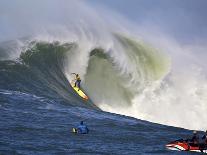 Mavericks Surf Competition 2010, Half Moon Bay, California, Usa-Rebecca Jackrel-Stretched Canvas