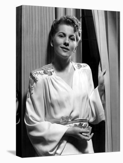 Rebecca, Joan Fontaine, 1940-null-Stretched Canvas