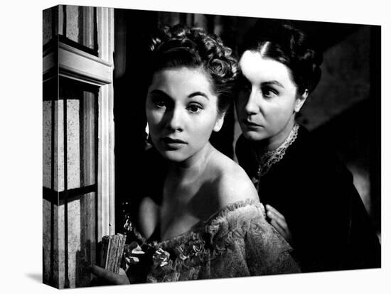 Rebecca, Joan Fontaine, Judith Anderson, 1940-null-Stretched Canvas