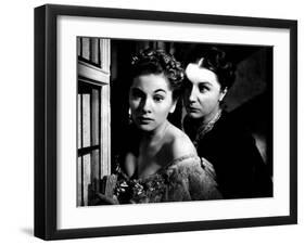 Rebecca, Joan Fontaine, Judith Anderson, 1940-null-Framed Photo