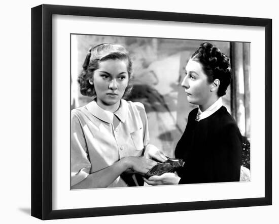 Rebecca, Joan Fontaine, Judith Anderson, 1940-null-Framed Photo