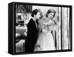 Rebecca, Judith Anderson, Joan Fontaine, 1940-null-Framed Stretched Canvas