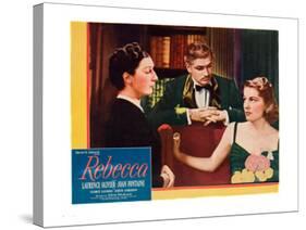 Rebecca, Judith Anderson, Laurence Olivier, Joan Fontaine, 1940-null-Stretched Canvas