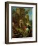 Rebecca Kidnapped by the Templar, Sir Brian De Bois-Guilbert, 1858-Eugene Delacroix-Framed Giclee Print