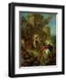 Rebecca Kidnapped by the Templar, Sir Brian De Bois-Guilbert, 1858-Eugene Delacroix-Framed Giclee Print