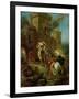 Rebecca Kidnapped by the Templar, Sir Brian De Bois-Guilbert, 1858-Eugene Delacroix-Framed Giclee Print