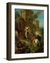 Rebecca Kidnapped by the Templar, Sir Brian De Bois-Guilbert, 1858-Eugene Delacroix-Framed Giclee Print