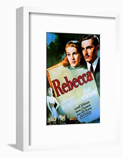 Rebecca - Movie Poster Reproduction-null-Framed Photo