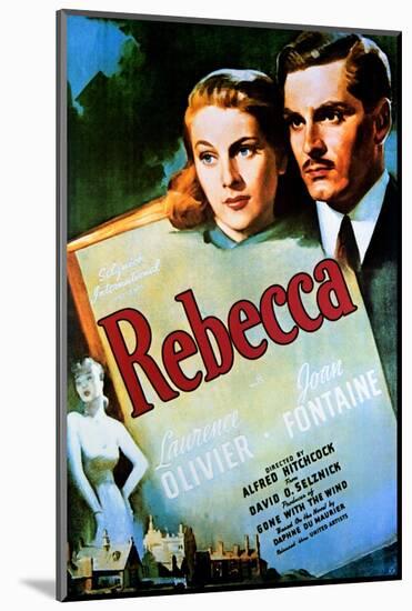 Rebecca - Movie Poster Reproduction-null-Mounted Photo