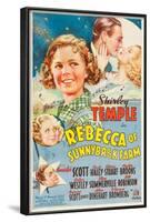 REBECCA OF SUNNYBROOK FARM, Phyllis Brooks, Shirley Temple, Randolph Scott, Gloria Stuart, 1938,-null-Framed Art Print