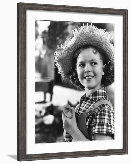 Rebecca of Sunnybrook Farm, Shirley Temple, 1938-null-Framed Photo