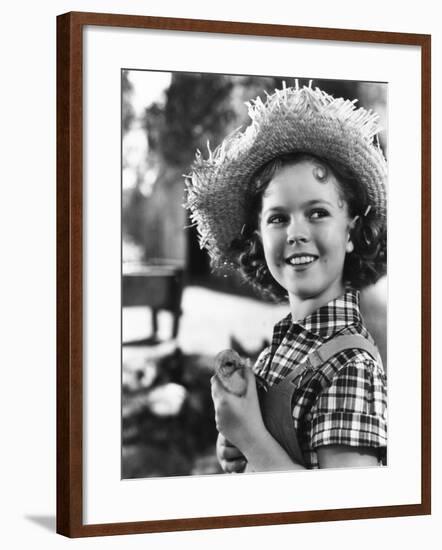 Rebecca of Sunnybrook Farm, Shirley Temple, 1938-null-Framed Photo