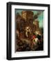 Rebecca Raped by a Knight Templar During the Sack of the Castle Frondeboeuf-Eugene Delacroix-Framed Giclee Print