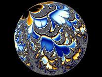 Sphere of Petals-RebeccaM-Framed Stretched Canvas