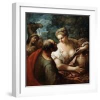 Rebekah at the Well, 16th Century-Titian (Tiziano Vecelli)-Framed Giclee Print