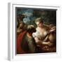 Rebekah at the Well, 16th Century-Titian (Tiziano Vecelli)-Framed Giclee Print