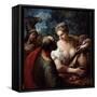 Rebekah at the Well-Titian (c 1488-1576)-Framed Stretched Canvas