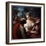 Rebekah at the Well-Titian (c 1488-1576)-Framed Giclee Print
