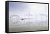 Rebekah Richins Kayaking In The Great Salt Lake-Lindsay Daniels-Framed Stretched Canvas